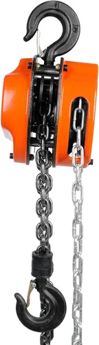 Miniatura 9 de VEVOR Polipasto de Cadena Manual, 1 Tonelada 2200 lbs de Capacidad 20 FT Come Along, Acero al Carbono Galvanizado G80 con Freno de Doble Trinquete
