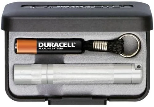 Miniatura 7 de Maglite Solitaire linterna incandescente, usa 1 pila AAA, se presenta en una caja plateada