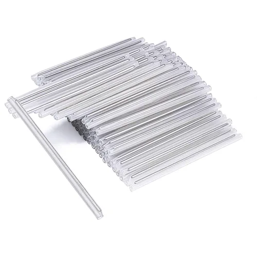 Miniatura 2 de Manga de protección de empalme de fusión de fibra óptica transparente, 1000 piezas, viene con caja (diámetro recuperado.0.098 in, 2.362 in)