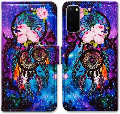 Miniatura 25 de Bcov Funda para Galaxy S20 5G, diseño de pájaro negro y verde con tapa para Samsung Galaxy S20 5G