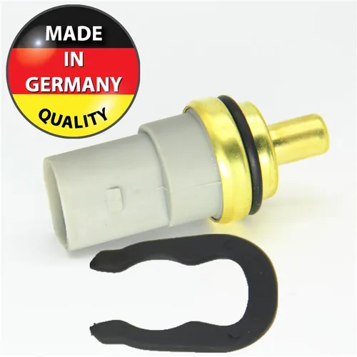 Miniatura 2 de 2 pines de calidad original fabricado en Alemania sensor de temperatura del refrigerante y clip y junta tórica 06A919501A 158-0784 para Audi A3 A4
