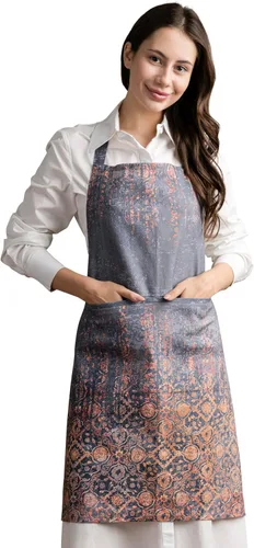 Miniatura 159 de Maison d' Hermine Delantal 100% de algodón para mujeres con bolsillo de cocina delantal de chef para hombres para cocinar primavera verano 001