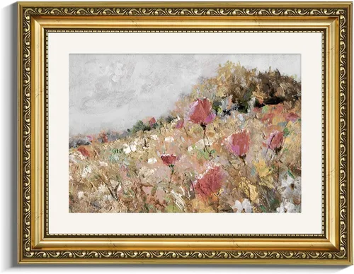 Miniatura 90 de VIYYIEA Arte de Pared con Marco Dorado Impresión en Lienzo Decoración del Hogar para Sala de Estar Mujeres Leyendo Cuadros para Dormitorio Baño