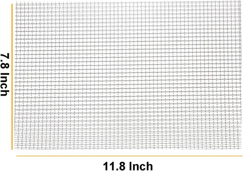 Miniatura 3 de Malla de alambre 5 de malla, malla de alambre tejida de acero inoxidable 304, hojas de malla metálica resistentes para evitar ratones, roedores