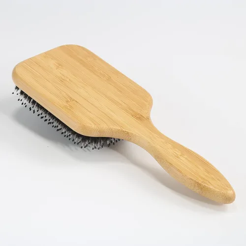 Miniatura 9 de BESTOOL Cepillo de pelo de jabalí y cerdas de nailon para todos (mujeres, hombres, niños) para cabello húmedo y seco, masaje desenredante, mejora