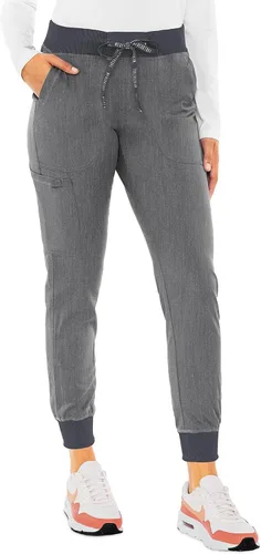 Med Couture Pantalones de Uniforme Médico (Scrubs) para Mujeres Pantalones Cargo Jogger con 5 Bolsillos, Ligeros, Ultra Suaves, Tela Elástica