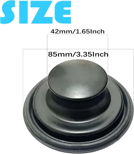 Miniatura 2 de Tapón de fregadero de cocina de 3.35 pulgadas para tapón de eliminación de basura, tapón de eliminación de basura inoxidable para drenaje de cocina