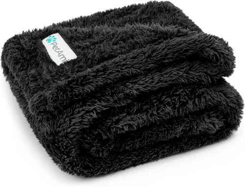 Miniatura 12 de PETAMI Manta de forro polar esponjoso para gatos y perros, gris, talla XL
