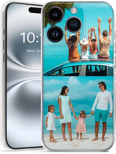Miniatura 8 de Fundas de fotos personalizadas para iPhone 17 16 15 14 13 12 11 Pro/Pro Max/Plus/Air/Mini - Fabricado en Estados Unidos, diseño personalizado, 7