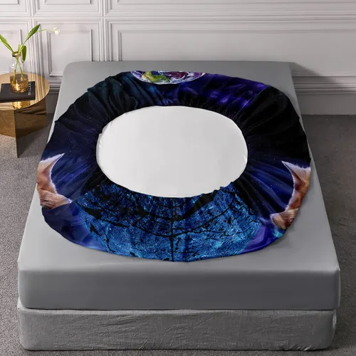 Miniatura 3 de AILONEN Sábana Bajera de Gatos, Sábanas de Cama con Temática de Gatos para Niñas y Niños, Juego de Sábanas Twin XL de Gatos para Adolescentes