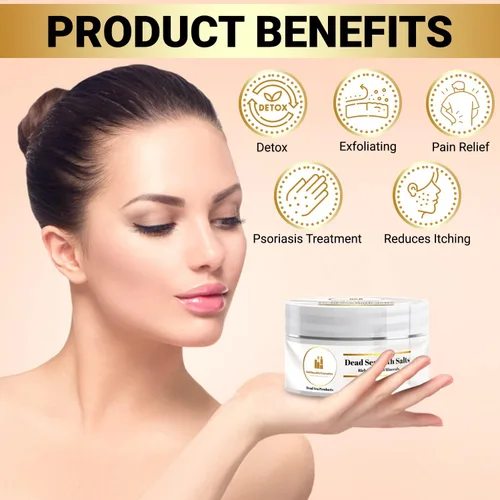 Miniatura 3 de Bold Beautiful Cosmetics - Sal de baño del mar muerto y remojo de pies por Bold Beautiful Cosmetics Natural Skin Rejuvenecimiento de la piel