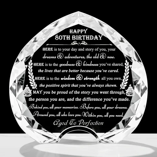 Miniatura 15 de Movdyka Regalos de 30 cumpleaños para mujeres y hombres - Regalos de corazón de cristal personalizados 1994 regalo de cumpleaños de 30 años