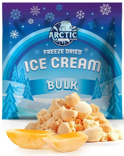Miniatura 40 de Arctic Farms Trozos de Helado Liofilizado a Granel - No se Derrite (Mantequilla de Maní) (1 libra)