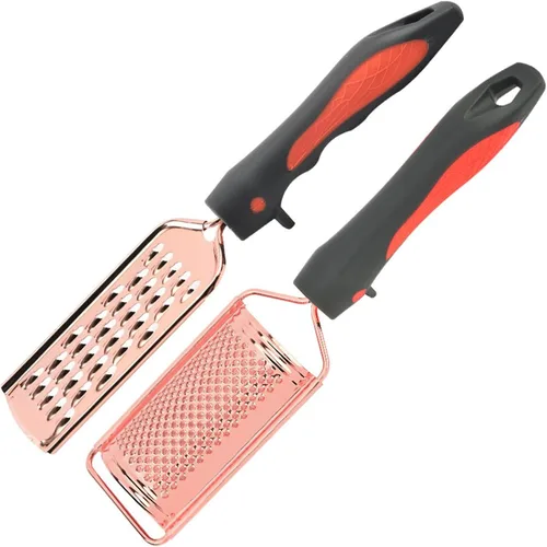 Miniatura 9 de Rallador de queso profesional, rallador de queso de acero inoxidable dorado de mano, rallador de manivela de mano, prácticos utensilios de cocina