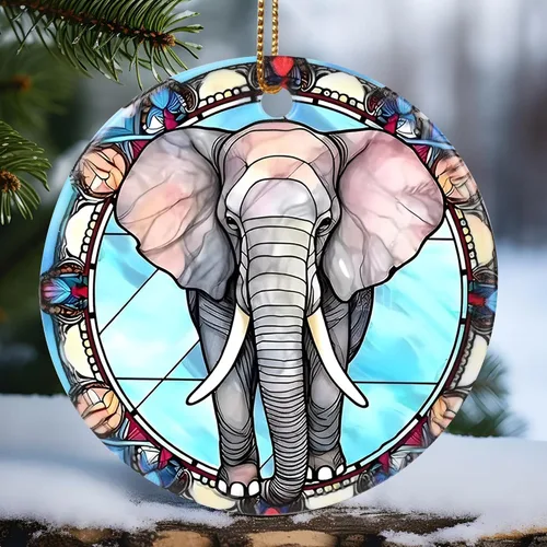 Miniatura 13 de Touber Adorno Navideño, Adorno de Navidad, Idea de Regalo de Vacaciones, Recuerdo Familiar, Cerámica Redonda, Intercambio de Regalos, Idea de Abeja