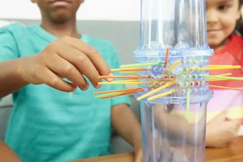 Miniatura 4 de Ker Plunk Juego "Don't Let the Marbles Fall" ("No dejes que caigan las canicas"), Multicolor