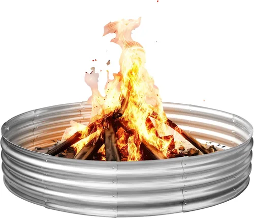 Miniatura 10 de HGD - Hoguera sin humo de 19.5 pulgadas con deflector de calor, fogata de leña de acero inoxidable para reuniones de amigos y familiares, estufa
