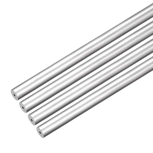 Miniatura 6 de uxcell 4 unids 6063 tubo recto redondo de aluminio sin costura 1 pies longitud 0.0975 pulgadas ID 0.39 pulgadas OD