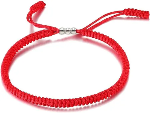 Miniatura 8 de LAMIBEE Pulsera Roja de la Suerte, Pulsera Roja para Protección, Hilo de Cuerda Trenzada a Mano Roja, Pulsera de Surfista, Pulsera de Muñeca