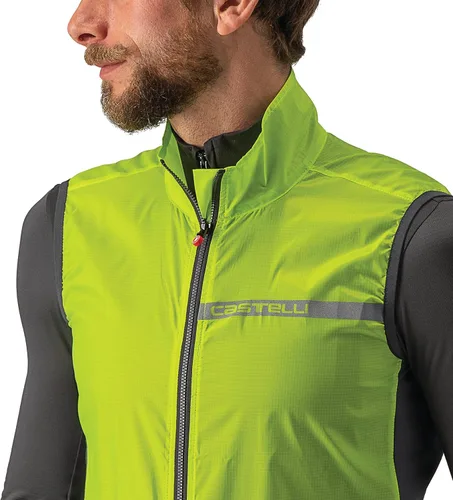Miniatura 4 de Castelli Chaleco elástico de ciclismo Squadra para ciclismo de carretera y grava, ciclismo