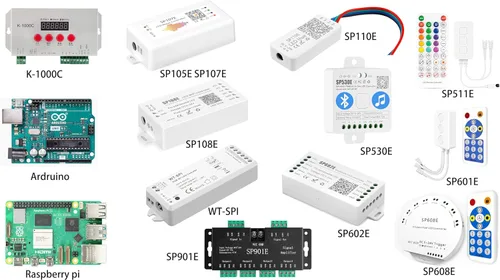 Miniatura 4 de WS2811 Pixeles Digital direccionable Luces LED en tira, impermeables, RGB a todo color, 12 mm, DC 5V (DC5V 50 piezas)