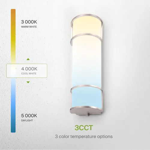 Miniatura 6 de ASD Lámpara LED de montaje empotrado de 18 pulgadas, interruptor de 20 W, 120 V, 1650 lúmenes, 3000 K/4000 K/5000 K, regulable, no parpadea, Energy