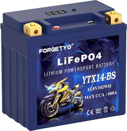 Miniatura 14 de Litio YTX20L-BS, batería de motocicleta LiFePO4 de 700A, 12V 10AH para ATV, UTV, moto de agua, vehículo de 4 ruedas, moto de nieve, embarcación