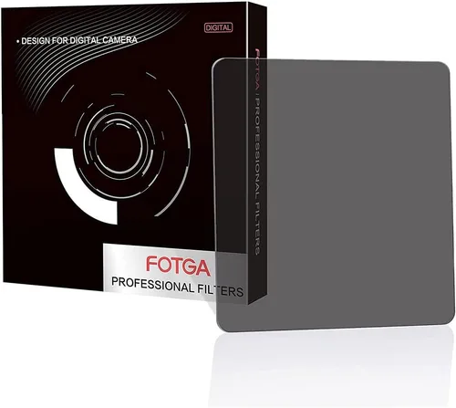 Fotga - Filtro cuadrado de densidad neutra de vidrio óptico de 4 x 4 pulgadas, ND4 filtros ND completos para soporte de caja mate Swing Away (ND4)