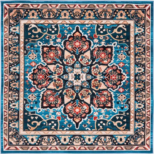 Miniatura 13 de SAFAVIEH Riviera Collection - Alfombra lavable de 2 pies 2 pulgadas x 9 pies, beige y carbón, antideslizante y fácil de limpiar, ideal para sala
