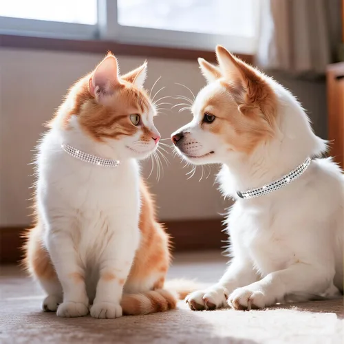 Miniatura 2 de PUPTECK Collar básico ajustable para gato con diamantes brillantes y campanas dobles, para gatitos y cachorros pequeños, collares de diamantes