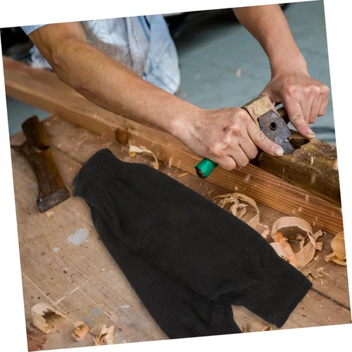 Miniatura 3 de Mangas de protección de brazo resistentes a los cortes Cubiertas de brazo Protección de 5 niveles Cómodo Jardinería Trabajo Industrial, Como se
