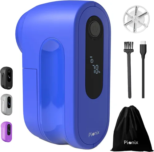 Pionix Afeitadora de tela, afeitadoras de suéter para eliminar pelusas, desfuzzer de alto perfo, afeitadora eléctrica recargable para pelusas y