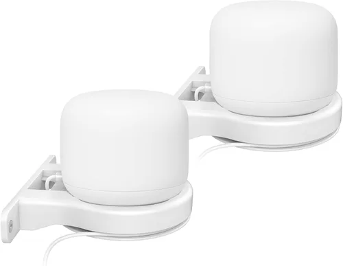 Miniatura 8 de Delidigi Soporte de pared ABS compatible con el enrutador WiFi Google Nest AC2200 - Estante para punto WiFi Nest [gestión de cables integrada]