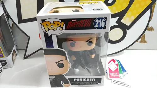 Miniatura 3 de POP Marvel: Netflix Daredevil – Punisher (Frank Castle) Funko Figura de vinilo (con funda protectora de caja compatible)
