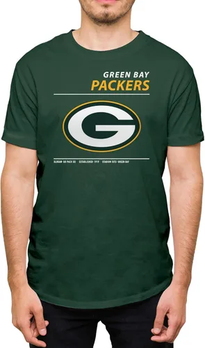 Miniatura 20 de Hybrid Sports NFL - Team Logo and Stats - Adult Unisex Short Sleeve Fan T-Shirt for Men and Women - Officially Licensed rojo