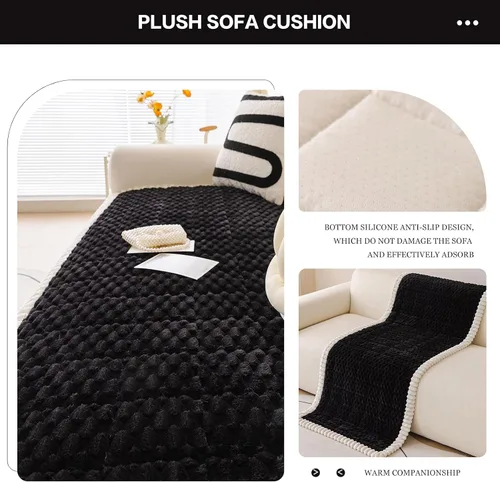 Miniatura 4 de DREAMINGO Fundas de sofá para mascotas, fundas antideslizantes y mullidas para sofá de perro, lavables geométricas jacquard, protector de cojín 1#