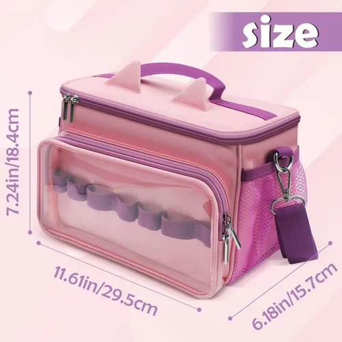 Miniatura 7 de Sun3drucker Estuche de Transporte para Toniebox 2/1, Bolsa de Viaje para Toniebox Starter Set y Figuras Tonie, Bolsa de Almacenamiento Portátil