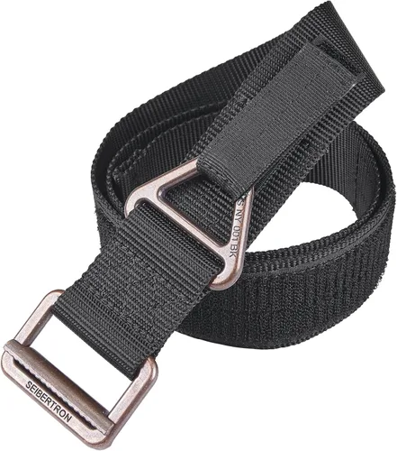 Seibertron Hombres Utility TDU 1.75 pulgadas Nylon Tactical CQB/Rigger's Militar Combat Duty Cinturón Hebilla de Metal Negro