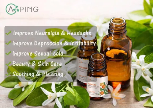 Miniatura 3 de Aceite esencial Neroli 100% puro orgánico natural (Citrus aurantium) Aceite de neroli para difusor, aroma, spa, masaje, yoga, perfume, 0.33 onzas