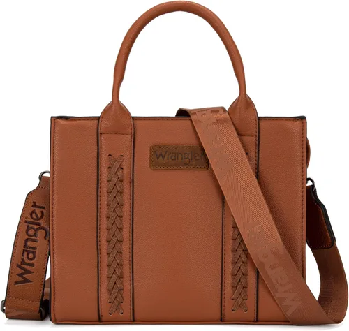 Miniatura 18 de Bolso tote mediano Wrangler para mujer, bolsos de diseñador, bolsos de mano con asa superior y correa