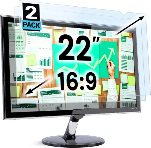 Miniatura 14 de VINTEZ Protector de pantalla de luz azul para monitor de computadora y portátil de 14 pulgadas, película de bloqueo de luz azul anti-UV para PC