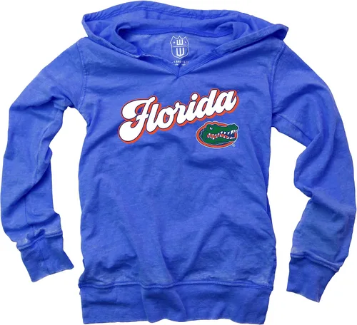 Miniatura 57 de Wes and Willy NCAA Camiseta con Capucha de Cuello en V para Niñas azul (Ucla bruins blue)