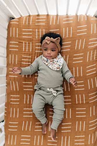 Miniatura 3 de Mebie Baby Babero de muselina de algodón, paquete de 3 baberos para eructos, escupir, baberos, baberos bandana para bebé niño o niña