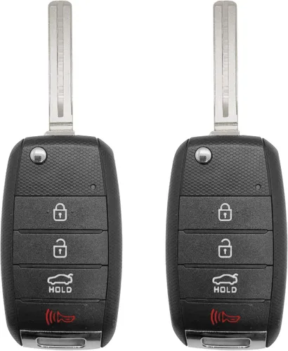 Compatible con Kia Optima 2014 2015 2014 2015 2016 Sportage - Llavero remoto de entrada sin llave FCCID: NYODD4TX1306-TFL; por AUTO KEY MAX (par)
