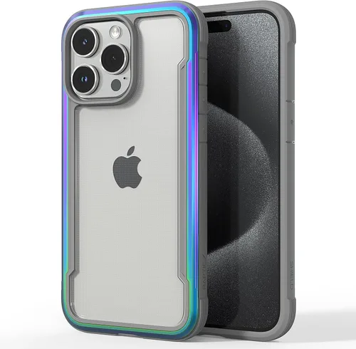 Miniatura 20 de RAPTIC Shield para iPhone 14, funda protectora transparente a prueba de golpes, grado militar, probada en caídas de 10 pies, marco de aluminio