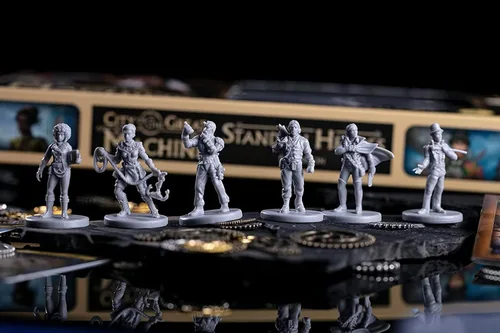 Miniatura 8 de City of The Great Machine. Expansión del juego de mesa de héroes de pie 1-4 jugadores Edades 14 en adelante Steampunk Uno contra muchos