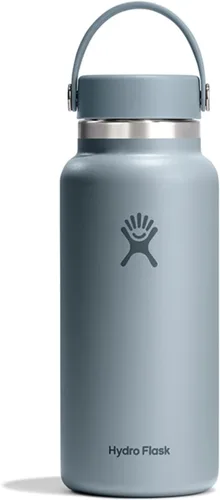 Miniatura 62 de Hydro Flask Botella de agua – Acero inoxidable aislado – Tapa flexible de boca ancha, antiderrames, a prueba de fugas y recargable en agave de 20