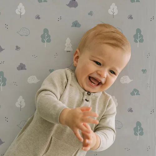 Miniatura 3 de BROLEX - Juego de sábanas elásticas ajustables para moisés, paquete de 2 sábanas para moisés/colchón, unisex, para niños y niñas, ultra suave, búho