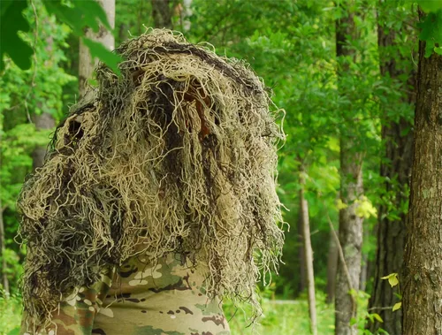 Miniatura 4 de Sombrero Ghillie Boonie, equipo de caza ligero de camuflaje esencial, sombrero Mil-Spec Atlanco, tamaño variante