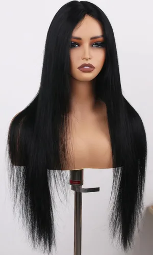 Miniatura 12 de Peluca de cabello humano con encaje frontal en T de 13 x 4 pulgadas, peluca de encaje HD rizado profundo sin pegamento, línea de cabello